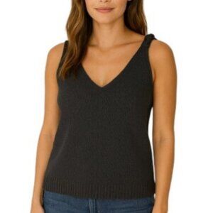DYI Women's Sweater Tank Top Black Size Large